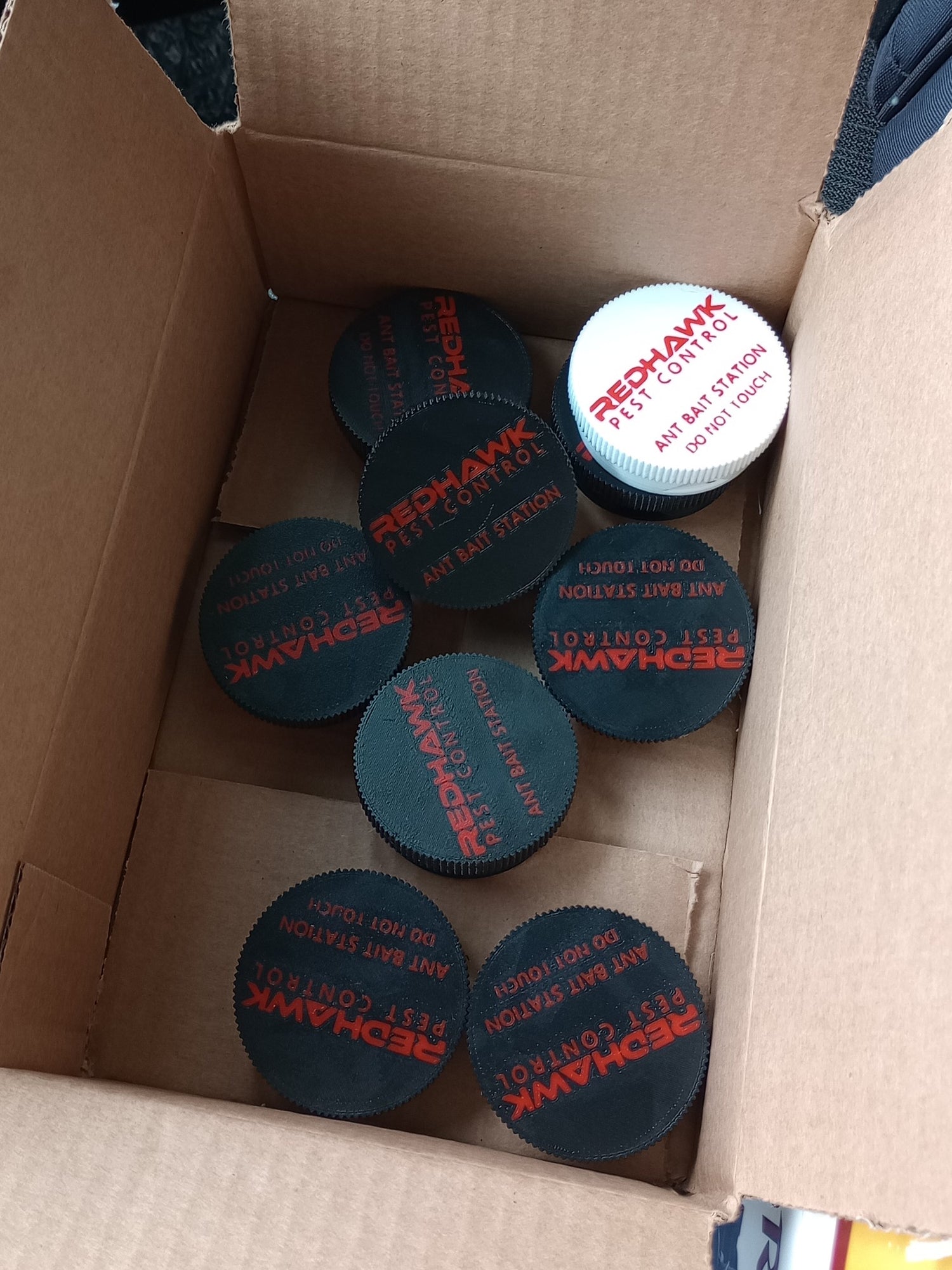 Custom Ant Bait Stations - Pro Pack 100 (white)