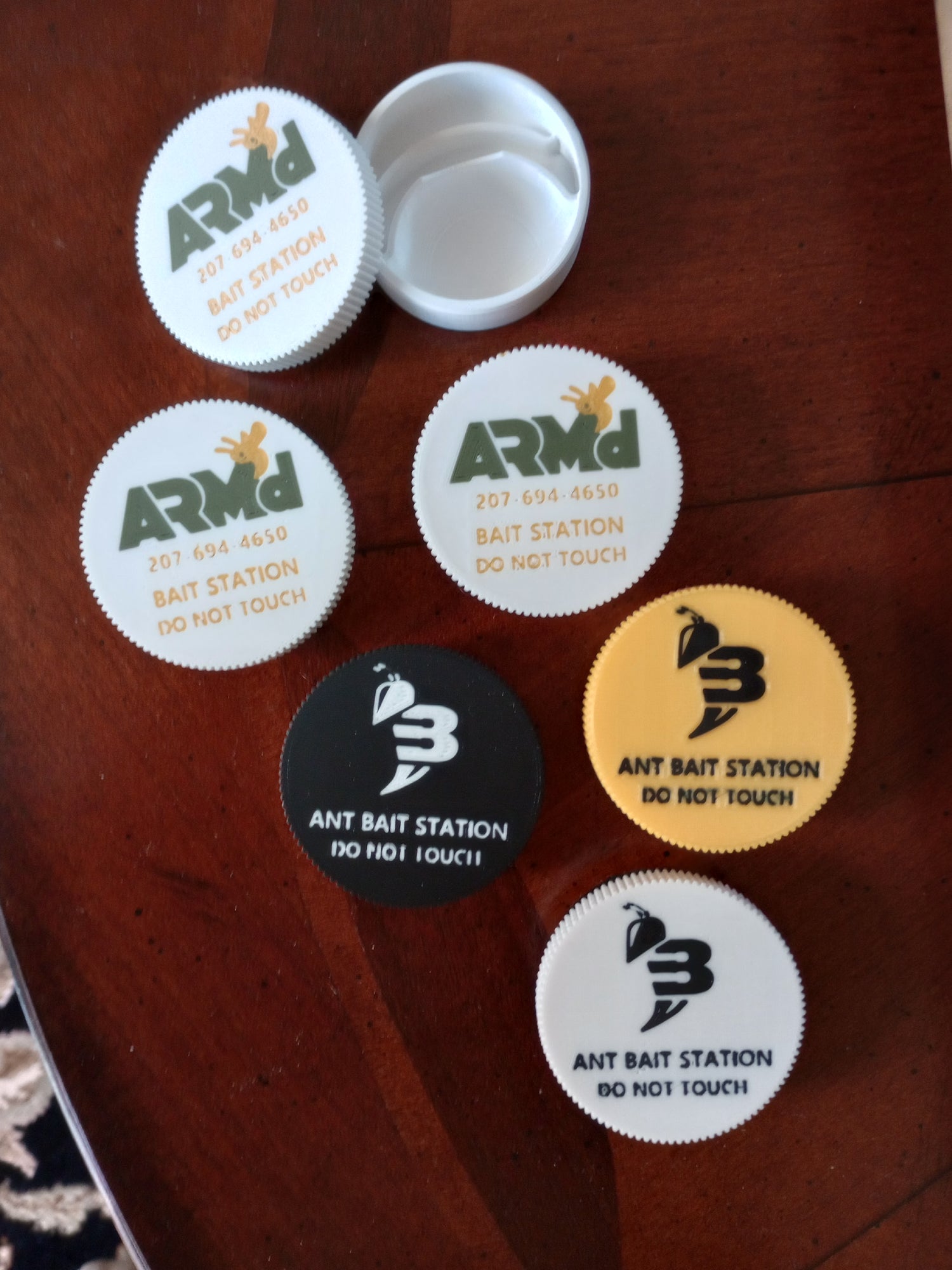 Custom Ant Bait Stations - Pro Pack 100 (white)